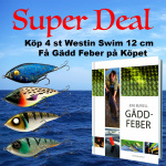 Super Deal - 4st Westin Swim 12 cm plus Gädd Feber